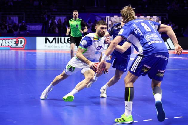 HANDBALL : Islande Vs Slovenie - Tournoi de France - 09 01 2026 Blaz Janc (Slovenie) ParisFrance  Copyright: xMichaelxBaucherx