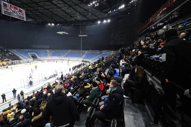 Milan, The inauguration of the new Milano Santa Giulia Ice hockey, Eishockey Arena on the occasion of the Test Event for the XXV Winter Olympic Games, Olympische Spiele, Olympia, OS Milan Cortina 2026. In the photo: An internal view of the Arena Santa Giulia during the first day of opening  Copyright: xAlessandroxBremecx xipa-agency.netx xx IPA_Agency_IPA69856539