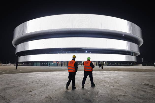 Milano Cortina 2026, inauguration of the ice hockey arena in Milan