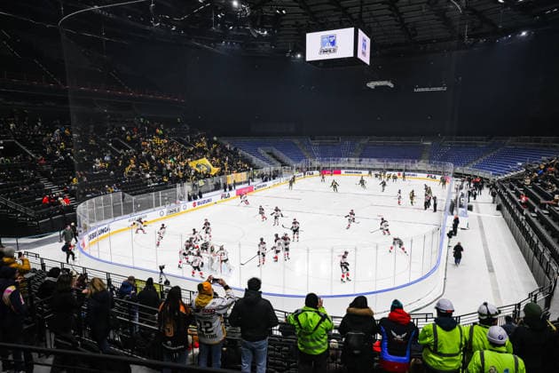The Inauguration Of The Milano Santagiulia Ice hockey, Eishockey Arena During The Cortina 2026 Winter Olympic Games, Olympische Spiele, Olympia, OS Test Event In Milan An internal view of the arena during the inauguration of the Milano Santa Giulia Ice Hockey Arena in Milan, Italy, on January 9, 2026, during the Cortina 2026 Winter Olympic Games Test Event Milan Italy  Copyright: xAlessandroxBremecx originalFilename:bremec-theinaug260109_npsyg.jpg
