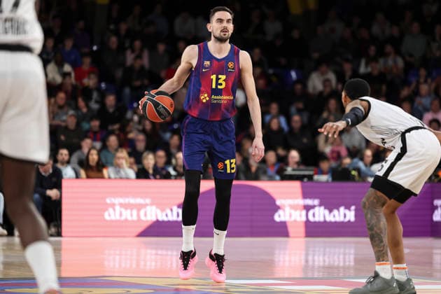 January 9, 2026, Barcelona, Barcelona, Spain: Tomas Satoransky of FC Barcelona, Barca in action during the EuroLeague Regular Season Round 21 match played between FC Barcelona and Partizan Mozzart Bet Belgrade at Palau Blaugrana on January 09, 2026 in Barcelona, Spain. Barcelona Spain - ZUMAa181 20260109_zaa_a181_043 Copyright: xJavierxBorregox