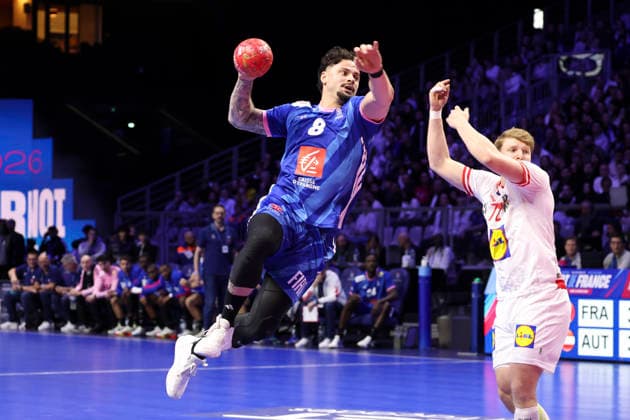 HANDBALL : France Vs Autiche - Tournoi de France - 09 01 2026 Elohim Prandi (France) ParisFrance  Copyright: xMichaelxBaucherx