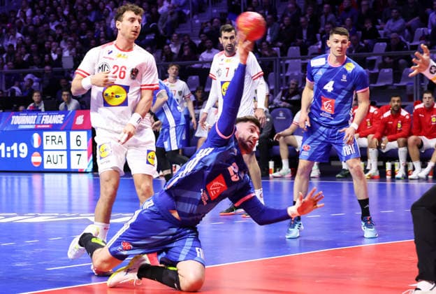 HANDBALL : France Vs Autiche - Tournoi de France - 09 01 2026 Ludovic Fabregas (France) ParisFrance  Copyright: xMichaelxBaucherx