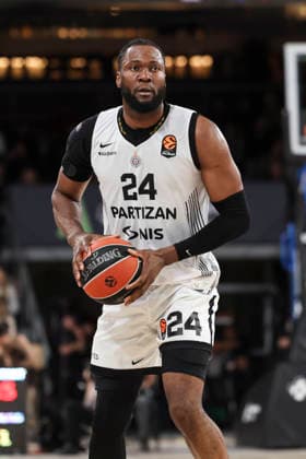 January 9, 2026, Barcelona, Barcelona, Spain: Bruno Fernando of Partizan Mozzart Bet Belgrade in action during the EuroLeague Regular Season Round 21 match played between FC Barcelona, Barca and Partizan Mozzart Bet Belgrade at Palau Blaugrana on January 09, 2026 in Barcelona, Spain. Barcelona Spain - ZUMAa181 20260109_zaa_a181_069 Copyright: xJavierxBorregox