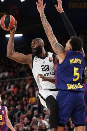 January 9, 2026, Barcelona, Barcelona, Spain: Tonye Jekiri of Partizan Mozzart Bet Belgrade in action during the EuroLeague Regular Season Round 21 match played between FC Barcelona, Barca and Partizan Mozzart Bet Belgrade at Palau Blaugrana on January 09, 2026 in Barcelona, Spain. Barcelona Spain - ZUMAa181 20260109_zaa_a181_108 Copyright: xJavierxBorregox