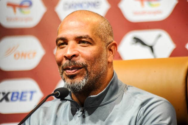 MARRAKECH, MOROCCO - JANUARY 9: Coach Eric Chelle of Nigeria during the Africa Cup of Nations (AFCON) Pre-Match Day at the Le Grand Stade on January 9th, 2026 in Marrakech, Morocco. Photo by Segun Ogunfeyitimi Copyright: xshengolpixsx