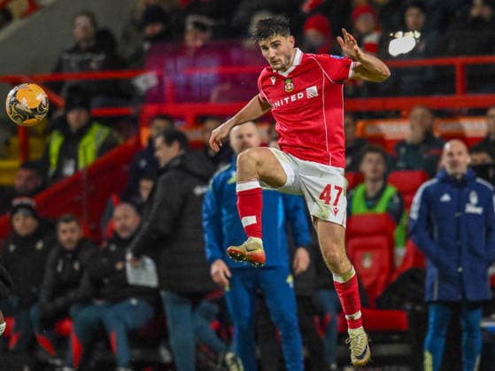 Wrexham v Nottingham Forest Emirates FA Cup Ryan Longman of Wrexham during the Emirates FA Cup match at the STÅK Racecourse, Wrexham 09 01 2026 UK Newspapers OUT Copyright: xKarlxVallantinex FIL-22769-0087