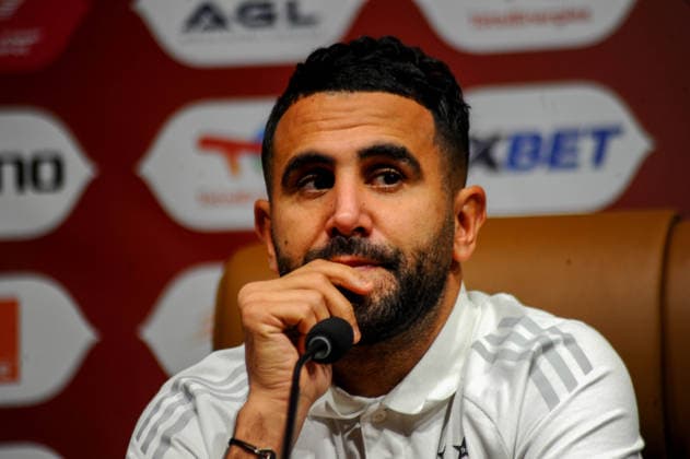 MARRAKECH, MOROCCO - JANUARY 9: Riyad Mahrez of Algeria during the Africa Cup of Nations (AFCON) Pre-Match Day at the Le Grand Stade on January 9th, 2026 in Marrakech, Morocco. Photo by Segun Ogunfeyitimi Copyright: xshengolpixsx
