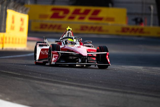 2025 FORMULA E MEXICO CITY ePRIX 01 ROWLAND Oliver (gbr), Nissan Formula E Team, Nissan e-4ORCE 05, action during the the Mexico City Paulo ePrix, 2nd round of the 2025-26 ABB FIA Formula E World Championship, WM, Weltmeisterschaft on the Autodromo Hermanos Rodriguez from January 8 to 10, 2025 in Mexico City, Mexico -  Copyright: xJoaoxFilipex