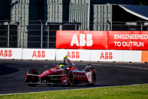 2025 FORMULA E MEXICO CITY ePRIX 01 ROWLAND Oliver (gbr), Nissan Formula E Team, Nissan e-4ORCE 05, action during the the Mexico City Paulo ePrix, 2nd round of the 2025-26 ABB FIA Formula E World Championship, WM, Weltmeisterschaft on the Autodromo Hermanos Rodriguez from January 8 to 10, 2025 in Mexico City, Mexico -  Copyright: xGREGORYxLENORMANDx