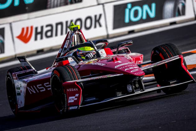 2025 FORMULA E MEXICO CITY ePRIX 01 ROWLAND Oliver (gbr), Nissan Formula E Team, Nissan e-4ORCE 05, action during the the Mexico City Paulo ePrix, 2nd round of the 2025-26 ABB FIA Formula E World Championship, WM, Weltmeisterschaft on the Autodromo Hermanos Rodriguez from January 8 to 10, 2025 in Mexico City, Mexico - Mexico CityMexico  Copyright: xPauloxMariax