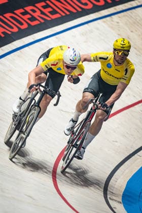 WINKLER Oskar, FYNBO Anders Sixdays Bremen 2026 Team 7 BO CONCEPT WINKLER Oskar DEN Black FYNBO Anders DEN Red Portrait Portrait Event Event Sixdays Bremen 2026 Category Category Cycling Track Cycling Sixdays Elite Men Location Location Europe Germany Bremen ÖVB Arena Discipline Madison Distance 45 min Date Date 09 01 2026 Friday Day 1