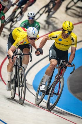 WINKLER Oskar, FYNBO Anders Sixdays Bremen 2026 Team 7 BO CONCEPT WINKLER Oskar DEN Black FYNBO Anders DEN Red Portrait Portrait Event Event Sixdays Bremen 2026 Category Category Cycling Track Cycling Sixdays Elite Men Location Location Europe Germany Bremen ÖVB Arena Discipline Madison Distance 45 min Date Date 09 01 2026 Friday Day 1