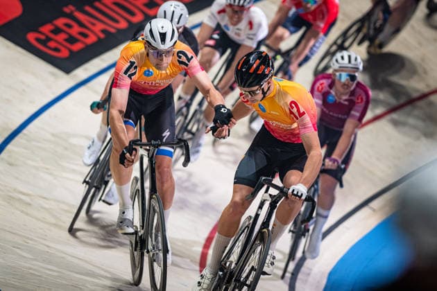ABMA Elmar, PETERS Marvin Sixdays Bremen 2026 Team 12 ANTENNE SCHLAGER ABMA Elmar NED Black PETERS Marvin NED Red Landscape horizontal Landscape Event Event Sixdays Bremen 2026 Category Category Cycling Track Cycling Sixdays Elite Men Location Location Europe Germany Bremen ÖVB Arena Discipline Madison Distance 45 min Date Date 09 01 2026 Friday Day 1