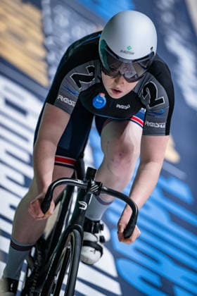 EDMUNDS Rhian Sixdays Bremen 2026 Team 2 VELO TRACK EDMUNDS Rhian GBR Portrait Portrait Portrait Event Event Sixdays Bremen 2026 Category Category Cycling Track Cycling Sixdays Elite Women Location Location Europe Germany Bremen ÖVB Arena Discipline Sprint Distance 166 m Date Date 09 01 2026 Friday Day 1