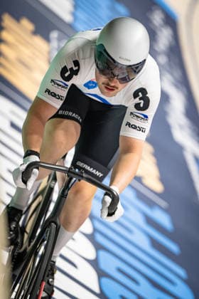 BOCK Benjamin Sixdays Bremen 2026 Team 3 BOBRINK BOCK Benjamin GER Portrait Portrait Event Event Sixdays Bremen 2026 Category Category Cycling Track Cycling Sixdays Elite Men Location Location Europe Germany Bremen ÖVB Arena Discipline Sprint Distance 166 m Date Date 09 01 2026 Friday Day 1