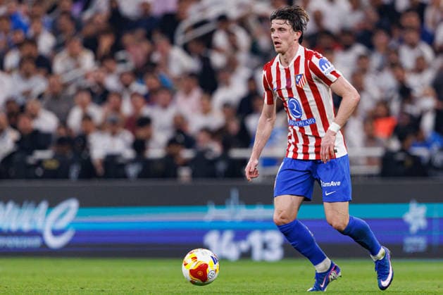 Football, Spain, Atletico Madrid, Conor Gallagher before transfer to Aston Villa - Stock photos