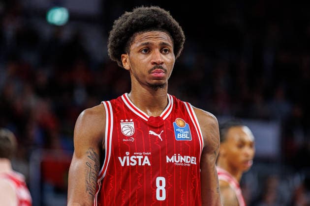 Demarcus Demonia BMA365 Bamberg Baskets, 08 , single picture, single photo, portrait, portraet, BMA365 Bamberg Baskets vs MHP Riesen Ludwigsburg, Basketball, easyCredit BBL, 15 Matchday, 09 01 2026 BMA365 Bamberg Baskets vs MHP Riesen Ludwigsburg, Basketball, easyCredit BBL, 15 Matchday, 09 01 2026 Bamberg Copyright: xEibner-Pressefoto G.xSantemizx EP_EER