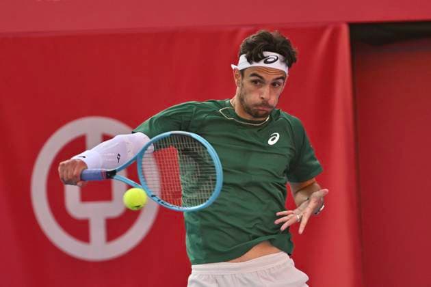Hong Kong Tennis Open(ATP250) - Day 7 Lorenzo Musetti, an Italian tennis player, during a match at the Hong Kong Tennis Open(ATP250) on January 10, 2026 in Hong Kong. (Photo by Kobe Li Nexpher Images) Hong Kong