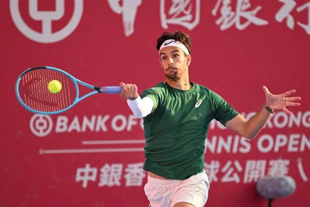 Hong Kong Tennis Open(ATP250) - Day 7 Lorenzo Musetti, an Italian tennis player, during a match at the Hong Kong Tennis Open(ATP250) on January 10, 2026 in Hong Kong. (Photo by Kobe Li Nexpher Images) Hong Kong