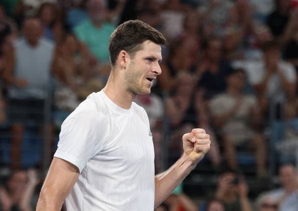 January 10, 2026, Sydney, New South Wales, Australia: HUBERT HURKACZ of Poland after the match against.T. Fritz of USA in the semifinals United Cup at Ken Rosewall Arena, Sydney, Australia. Sydney Australia - ZUMAc278 20260110_zsp_c278_045 Copyright: xMarcinxCholewinskix