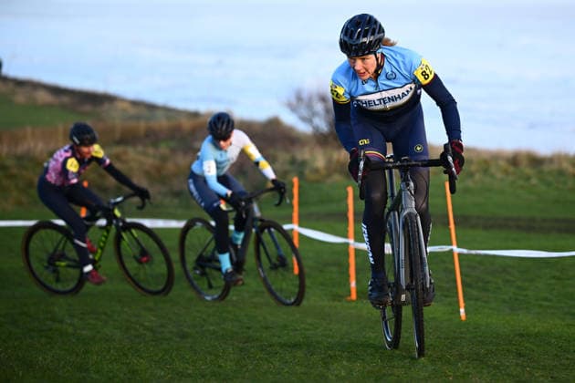 2026 Lloyds National Cyclo-cross Championships Picture by Olly Hassell SWpix.com - 10 01 2026 - Cycling - 2026 Lloyds National Cyclo-cross Championships - Masters 40-49 Female, Masters 50-59 Female, Masters 60-69 Female, Masters 70+ Female, Gypsies Green, South Shields, England - Vickie Wilkinson (Cheltenham & County Cycling Club) Copyright: x xSWpix.comx(t axPhotographyxHubxLtd)xOllyxHassell SWpix.comx SWP-3159-0014
