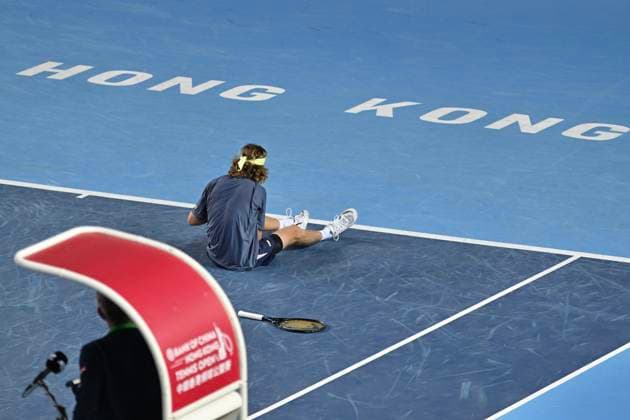 Hong Kong Tennis Open(ATP250) - Day 7 Andrey Rublev, a Russian tennis player, during a match at the Hong Kong Tennis Open(ATP250) on January 10, 2026 in Hong Kong. (Photo by Kobe Li Nexpher Images) Hong Kong
