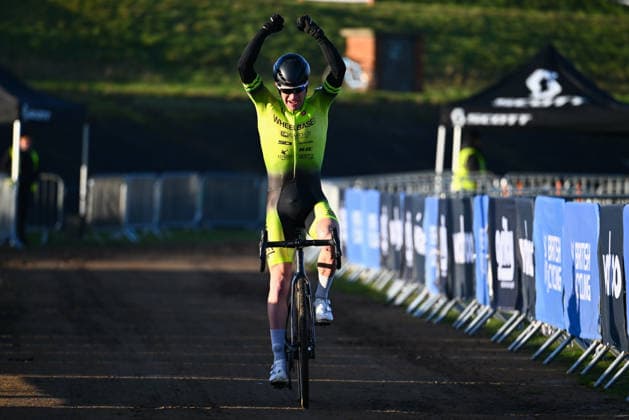 2026 Lloyds National Cyclo-cross Championships Picture by Olly Hassell SWpix.com - 10 01 2026 - Cycling - 2026 Lloyds National Cyclo-cross Championships - Masters 50-59 , Masters 60-69, Gypsies Green, South Shields, England, Giles Drake (Wheelbase Cabtech Castelli) Wins Copyright: x xSWpix.comx(t axPhotographyxHubxLtd)xOllyxHassell SWpix.comx SWP-3159-0021