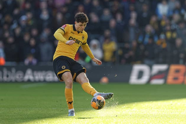 Emirates FA Cup Third Round Wolverhampton Wanderers v Shrewsbury Town Ladislav Krejci of Wolverhampton Wanderers during the Emirates FA Cup Third Round match Wolverhampton Wanderers vs Shrewsbury Town at Molineux, Wolverhampton, United Kingdom, 10th January 2026 (Photo by Euan Manning News Images) Wolverhampton Molineux West Midlands United Kingdom Copyright: xEuanxManning NewsxImagesx