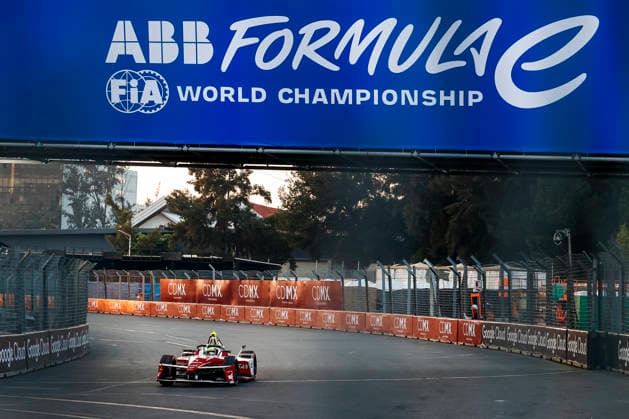 2025 FORMULA E MEXICO CITY ePRIX 01 ROWLAND Oliver (gbr), Nissan Formula E Team, Nissan e-4ORCE 05, action during the the Mexico City Paulo ePrix, 2nd round of the 2025-26 ABB FIA Formula E World Championship, WM, Weltmeisterschaft on the Autodromo Hermanos Rodriguez from January 8 to 10, 2025 in Mexico City, Mexico -  Copyright: xGREGORYxLENORMANDx