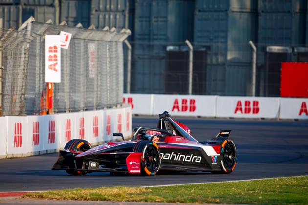2025 FORMULA E MEXICO CITY ePRIX 48 MORTARA Edoardo (swi), Mahindra Racing, Mahindra M12Electro, action during the the Mexico City Paulo ePrix, 2nd round of the 2025-26 ABB FIA Formula E World Championship, WM, Weltmeisterschaft on the Autodromo Hermanos Rodriguez from January 8 to 10, 2025 in Mexico City, Mexico -  Copyright: xGREGORYxLENORMANDx