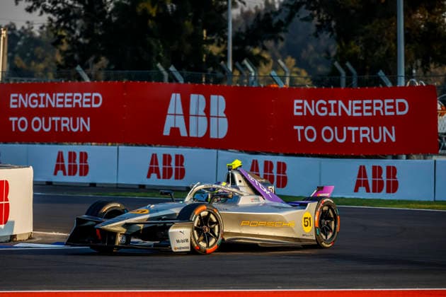 2025 FORMULA E MEXICO CITY ePRIX 51 MULLER Nico (swi), Porsche Formula E Team, Porsche 99X Electric, action during the the Mexico City Paulo ePrix, 2nd round of the 2025-26 ABB FIA Formula E World Championship, WM, Weltmeisterschaft on the Autodromo Hermanos Rodriguez from January 8 to 10, 2025 in Mexico City, Mexico -  Copyright: xGREGORYxLENORMANDx