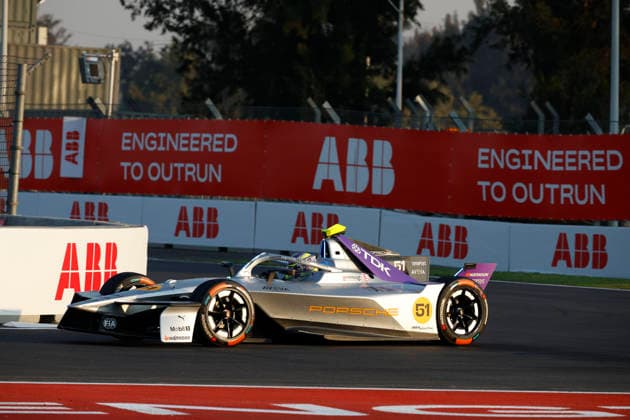 2025 FORMULA E MEXICO CITY ePRIX 51 MULLER Nico (swi), Porsche Formula E Team, Porsche 99X Electric, action during the the Mexico City Paulo ePrix, 2nd round of the 2025-26 ABB FIA Formula E World Championship, WM, Weltmeisterschaft on the Autodromo Hermanos Rodriguez from January 8 to 10, 2025 in Mexico City, Mexico -  Copyright: xGREGORYxLENORMANDx