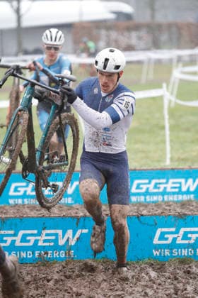 10 01 2026 German Cyclo-cross Championship Bensheim German Cyclo-cross Championship 2026 U23 No 15 Elias Ray VC Darmstadt Bensheim Hessen Germany