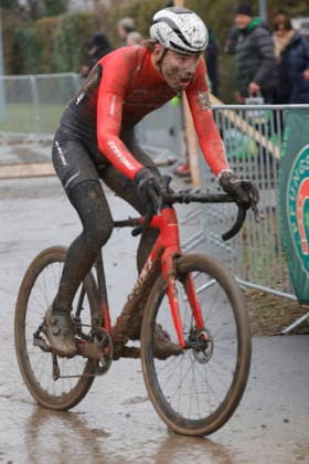 10 01 2026 German Cyclo-cross Championship Bensheim German Cyclo-cross Championship 2026 U23 third place Silas Kuschla Stevens Racing Team Bensheim Hesse Germany