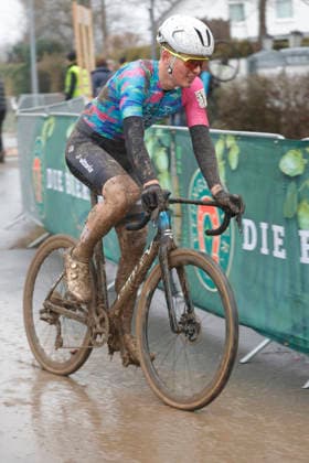 10 01 2026 German Cyclo-cross Championship Bensheim German Cyclo-cross Championship 2026 U23 second place runner-up Max Oertzen Radsport Nagel Bensheim Hesse Germany