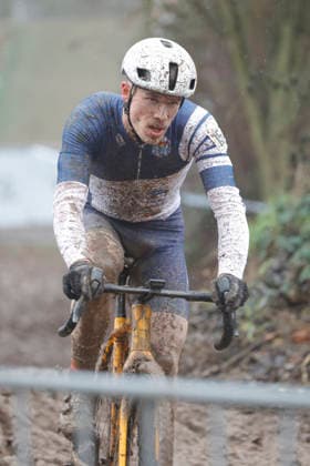 10 01 2026 German Cyclo-cross Championship Bensheim German Cyclo-cross Championship 2026 U23 No 15 Elias Ray VC Darmstadt Bensheim Hesse Germany