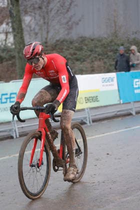 10 01 2026 German Cyclo-cross Championship Bensheim German Cyclo-cross Championship 2026 U23 No 3 Winner Eike Behrens Stevens Racing Team Bensheim Hessen Germany