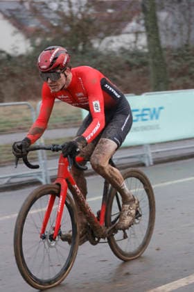 10 01 2026 German Cyclo-cross Championship Bensheim German Cyclo-cross Championship 2026 U23 No 3 Winner Eike Behrens Stevens Racing Team Bensheim Hessen Germany