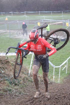 10 01 2026 German Cyclo-cross Championship Bensheim German Cyclo-cross Championship 2026 U23 No 3 Winner Eike Behrens Stevens Racing Team Bensheim Hessen Germany