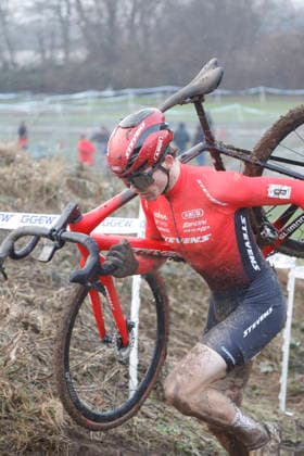 10 01 2026 German Cyclo-cross Championship Bensheim German Cyclo-cross Championship 2026 U23 No 3 Winner Eike Behrens Stevens Racing Team Bensheim Hessen Germany