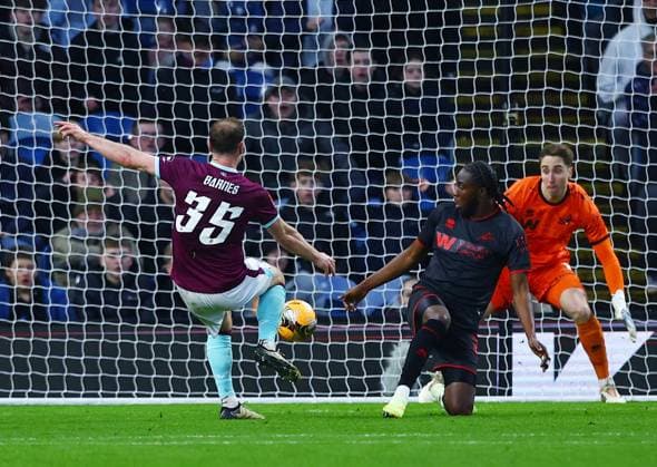 Ashley Barnes of Burnley scores a goal to make it 4-0 Burnley v Millwall, Emirates FA Cup, Third Round, Football, Turf Moor, Burnley, UK - 10 Jan 2026Burnley Turf Moor United Kingdom EDITORIAL USE ONLY No use with unauthorised audio, video, data, fixture lists, club league logos or live services. Online in-match use limited to 120 images, no video emulation. No use in betting, games or single club league player publications.  Copyright: xMattxWest Shutterstockx 16246250ar