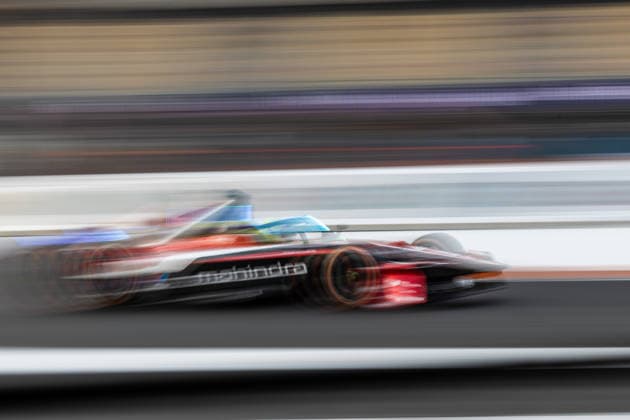 2025 FORMULA E MEXICO CITY ePRIX 21 DE VRIES Nyck (nld), Mahindra Racing, Mahindra M12Electro, action during the the Mexico City Paulo ePrix, 2nd round of the 2025-26 ABB FIA Formula E World Championship, WM, Weltmeisterschaft on the Autodromo Hermanos Rodriguez from January 8 to 10, 2025 in Mexico City, Mexico - Mexico CityMexico  Copyright: xDamienxDoumerguex
