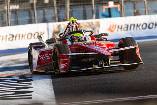 2025 FORMULA E MEXICO CITY ePRIX 01 ROWLAND Oliver (gbr), Nissan Formula E Team, Nissan e-4ORCE 05, action during the the Mexico City Paulo ePrix, 2nd round of the 2025-26 ABB FIA Formula E World Championship, WM, Weltmeisterschaft on the Autodromo Hermanos Rodriguez from January 8 to 10, 2025 in Mexico City, Mexico - Mexico CityMexico  Copyright: xDamienxDoumerguex