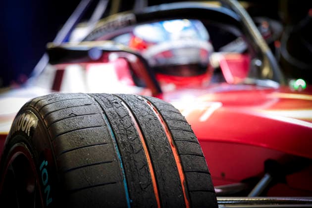 2025 FORMULA E MEXICO CITY ePRIX pneus, tyres, tyre detail during the the Mexico City Paulo ePrix, 2nd round of the 2025-26 ABB FIA Formula E World Championship, WM, Weltmeisterschaft on the Autodromo Hermanos Rodriguez from January 8 to 10, 2025 in Mexico City, Mexico - Mexico CityMexico  Copyright: xPauloxMariax