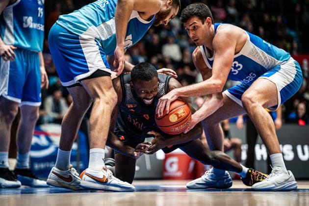 10 01 2026, xhfmx, Basketball easyCredit BBL Bundesliga, Frankfurt Skyliners NINERS Chemnitz John Newman Niners Chemnitz DFL DFB REGULATIONS PROHIBIT ANY USE OF PHOTOGRAPHS as IMAGE SEQUENCES and or QUASI VIDEO Frankfurt am Main