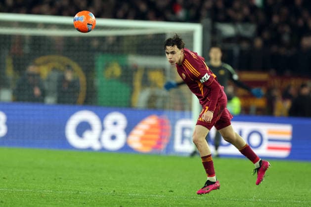CALCIO - Serie A - AS Roma vs US Sassuolo Rome, Italy - January 10, 2026: Niccolo Pisilli of A.S. Roma seen in action during the Serie A Enilive 2025-2026 football match between AS Roma vs US Sassuolo at Olympic Stadium. Rome Italy  Copyright: xIPAxSport ABACAx