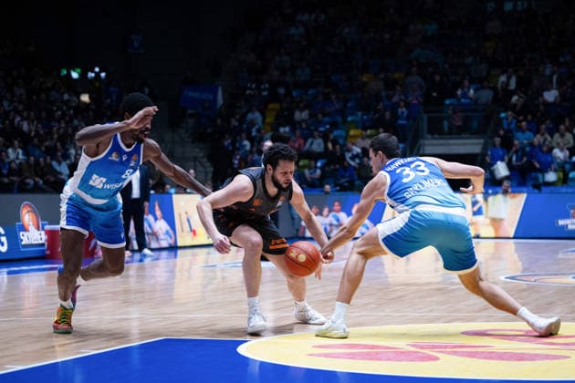 Ryan Hawkis Skyliners Frankfurt, 33 GER, BBL, Skyliners Frankfurt vs Niners Chemnitz, SV Basketball, 1 Bundesliga, 15 Matchday, Season 2025 2026 10 01 2026 Eibner Pressefoto Attila Ziga GER, BBL, Skyliners Frankfurt vs Niners Chemnitz, SV Basketball, 1 Bundesliga, 15 Matchday, Season 2025 2026 10 01 2026 Frankfurt am Main Copyright: xEibner-Pressefotox EP_AZA