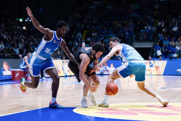 Ryan Hawkis Skyliners Frankfurt, 33 GER, BBL, Skyliners Frankfurt vs Niners Chemnitz, SV Basketball, 1 Bundesliga, 15 Matchday, Season 2025 2026 10 01 2026 Eibner Pressefoto Attila Ziga GER, BBL, Skyliners Frankfurt vs Niners Chemnitz, SV Basketball, 1 Bundesliga, 15 Matchday, Season 2025 2026 10 01 2026 Frankfurt am Main Copyright: xEibner-Pressefotox EP_AZA