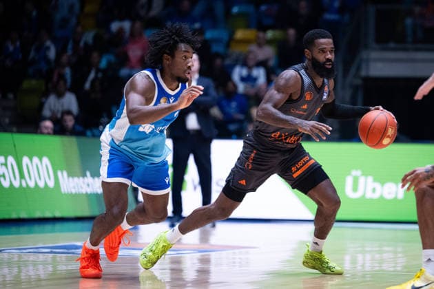 Corey Davis Skyliners Frankfurt, 05 GER, BBL, Skyliners Frankfurt vs Niners Chemnitz, SV Basketball, 1 Bundesliga, 15 Matchday, Season 2025 2026 10 01 2026 Eibner Pressefoto Attila Ziga GER, BBL, Skyliners Frankfurt vs Niners Chemnitz, SV Basketball, 1 Bundesliga, 15 Matchday, Season 2025 2026 10 01 2026 Frankfurt am Main Copyright: xEibner-Pressefotox EP_AZA